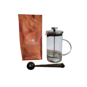 Kit Café Honey + Prensa 600ml + Cuchara con gancho
